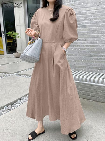 dresses zanzea fashion summer half sleeve solid midcalf dress women elegant aline holiday party sundress robe femme korean vestidos, Black;gray
dresses zanzea fashion summer half sleeve solid midcalf dress women elegant aline holiday party sundress robe femme korean vestidos, Black;gray
