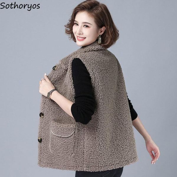 vests elegant lambswool vests women solid turndown collar autumn warm allmatch sleeveless waistcoats ladies tender popular outerwear, Black;white
vests elegant lambswool vests women solid turndown collar autumn warm allmatch sleeveless waistcoats ladies tender popular outerwear, Black;white
