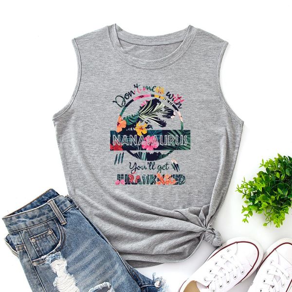 tanks don't mess with nanasaurus funny tank women vest tanks summer shirt sleeveless tshirts casual fitness shirts clothes, Black;white
tanks don't mess with nanasaurus funny tank women vest tanks summer shirt sleeveless tshirts casual fitness shirts clothes, Black;white