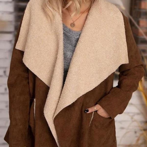 vests fashion sleeveless simple stitching lamb wool vest women autumn winter coat suede tank casual two ways wear big lapel waistcoat, Black;white
vests fashion sleeveless simple stitching lamb wool vest women autumn winter coat suede tank casual two ways wear big lapel waistcoat, Black;white