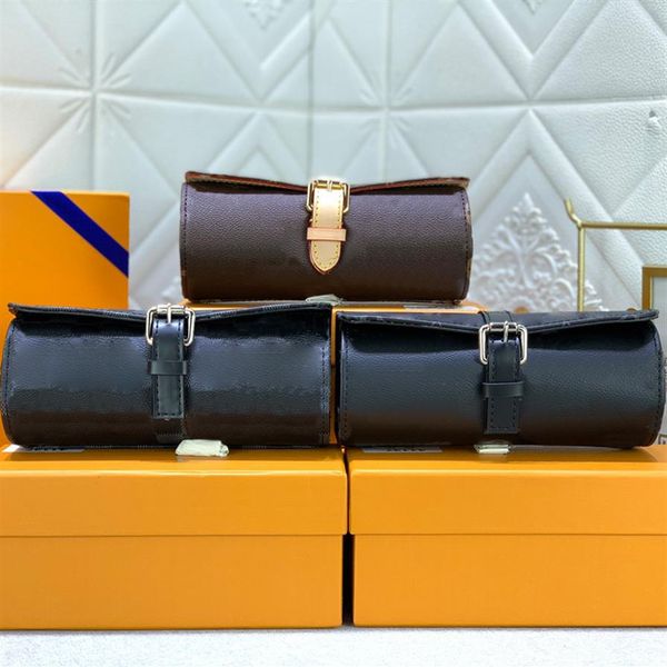 classic 3 watch case box designer flower canvas watchcase women pouch timepieces travel accessory leather trimmings brown balck gr3043
classic 3 watch case box designer flower canvas watchcase women pouch timepieces travel accessory leather trimmings brown balck gr3043