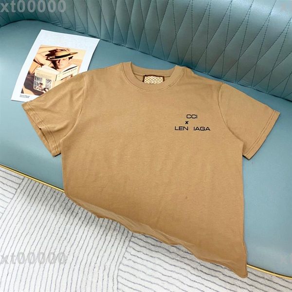 22ss designer letter printed t shirts tee sweatshirt fashion high street short sleeves summer casual t-shirt breathable men women 319b, Black;brown
22ss designer letter printed t shirts tee sweatshirt fashion high street short sleeves summer casual t-shirt breathable men women 319b, Black;brown