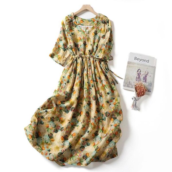 dresses 2023 new arrival vneck print floral vintage prairie chic travel style summer dress fashion women beach casual midi dress, Black;gray
dresses 2023 new arrival vneck print floral vintage prairie chic travel style summer dress fashion women beach casual midi dress, Black;gray