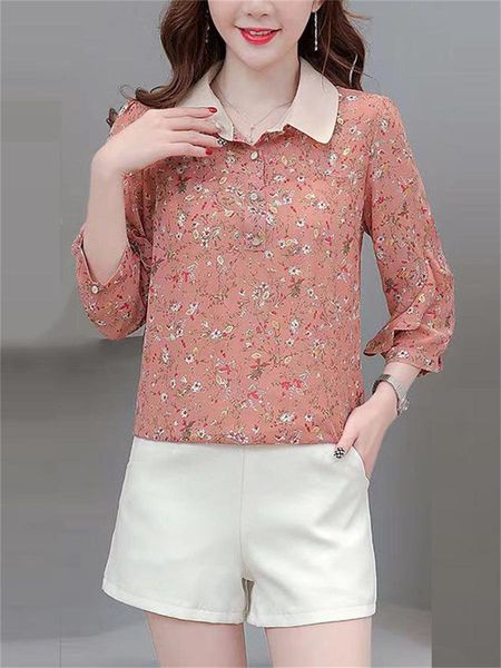 t-shirt women spring autumn style chiffon blouses lady casual long sleee turndown collar flower printed blusas df4445, White
t-shirt women spring autumn style chiffon blouses lady casual long sleee turndown collar flower printed blusas df4445, White