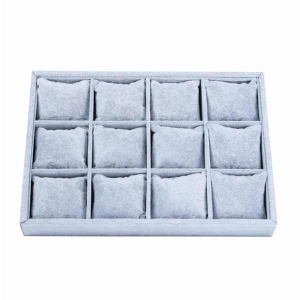 stackable 12 girds jewelry trays storage tray showcase display organizer lxae watch boxes & cases2458, Black;blue
stackable 12 girds jewelry trays storage tray showcase display organizer lxae watch boxes & cases2458, Black;blue