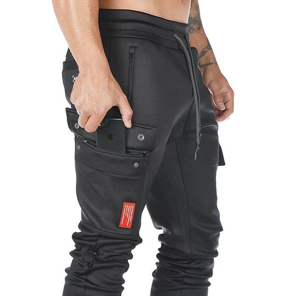 pants men's multipocket fitness sport trousers outdoor gym running training slacks jogging squats casual sweatpants cargo pants, Black
pants men's multipocket fitness sport trousers outdoor gym running training slacks jogging squats casual sweatpants cargo pants, Black