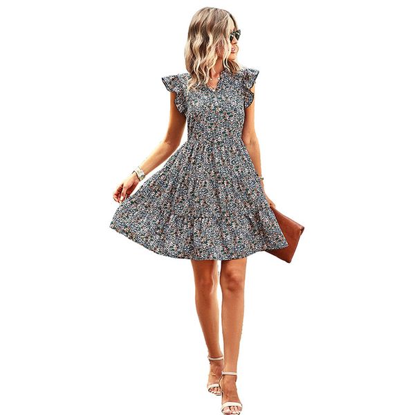 v-neck a-line women's casual dresses holiday floral print short length loose flare short sleeves slash pocket slim ruched high waist pa, Black;gray
v-neck a-line women's casual dresses holiday floral print short length loose flare short sleeves slash pocket slim ruched high waist pa, Black;gray