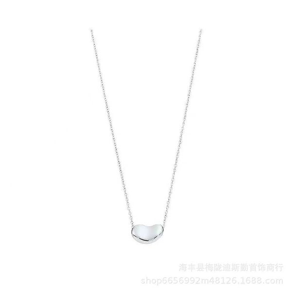 designertiffy's bean necklace girl's small gold collarbone chain sterling silver acacia pea sweater four-leaf grass gas, Black
designertiffy's bean necklace girl's small gold collarbone chain sterling silver acacia pea sweater four-leaf grass gas, Black