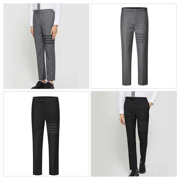 blazers tb thom suit pants classic black 4bar stripe formal casual men trousers 2022 korean style brand men's pants, White;black
blazers tb thom suit pants classic black 4bar stripe formal casual men trousers 2022 korean style brand men's pants, White;black