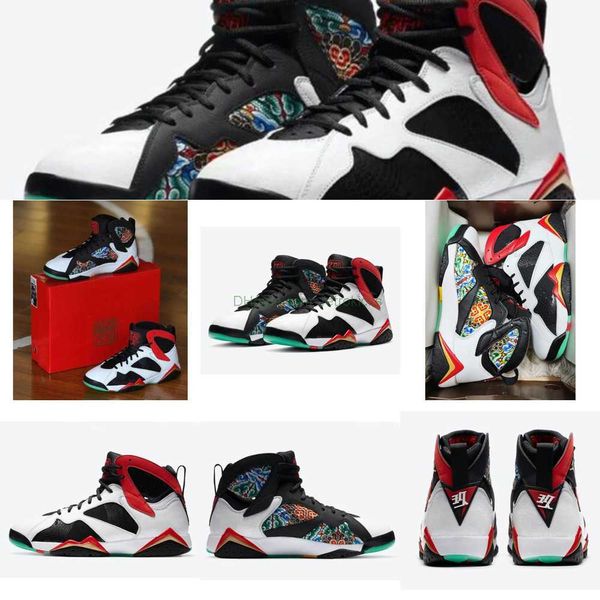 women men highest quality 7s cny shoes 7 china sports sneaker, Black