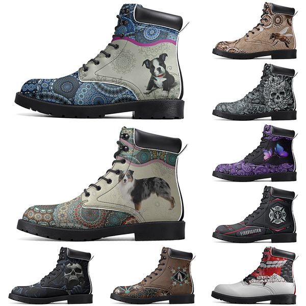 Diy Fashionable Versatile Outdoor Boots Non-slip Winter Comfortable Casual Customized Elevated Classsic Light Blue Totem Boots
Diy Fashionable Versatile Outdoor Boots Non-slip Winter Comfortable Casual Customized Elevated Classsic Light Blue Totem Boots