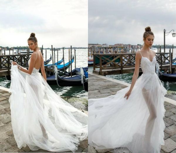 2018 julie vino a line wedding gowns with detachable train spaghetti sweep train lace beach wedding dress applique plus size 8116586, White
2018 julie vino a line wedding gowns with detachable train spaghetti sweep train lace beach wedding dress applique plus size 8116586, White