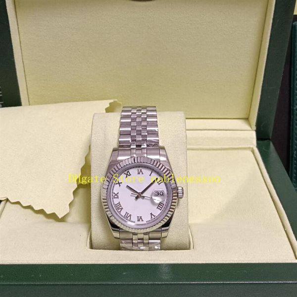 40 style real po with box watches midsize 36mm women men white rome black diamond dial gold steel bracelet men automatic mechan3141, Slivery;brown
40 style real po with box watches midsize 36mm women men white rome black diamond dial gold steel bracelet men automatic mechan3141, Slivery;brown
