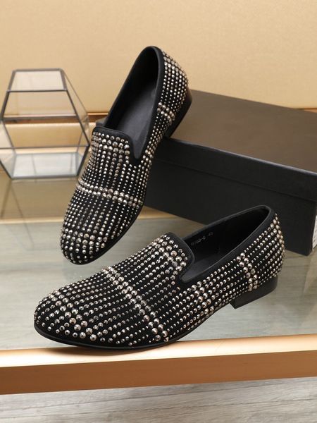 2023 mens designer wedding party dress shoes brand slip on casual loafers rivets driving shoes moccasin footwear office work formal flats si, Black
2023 mens designer wedding party dress shoes brand slip on casual loafers rivets driving shoes moccasin footwear office work formal flats si, Black