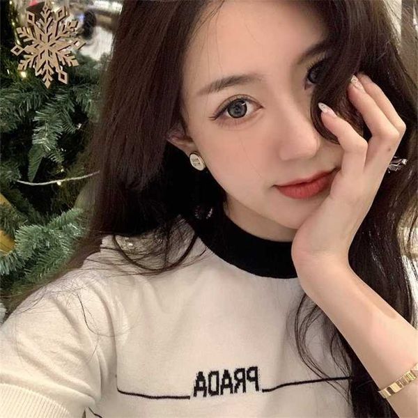 24% off family spring/summer new lazy sweet stripe embroidery slim fit knitted short sleeve t-shirt, White
24% off family spring/summer new lazy sweet stripe embroidery slim fit knitted short sleeve t-shirt, White