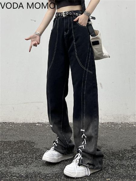 jeans womens high waist aesthetic lace up women's wide leg jeans baggy woman denim capris straight pants jean mom jeans trousers, Blue
jeans womens high waist aesthetic lace up women's wide leg jeans baggy woman denim capris straight pants jean mom jeans trousers, Blue