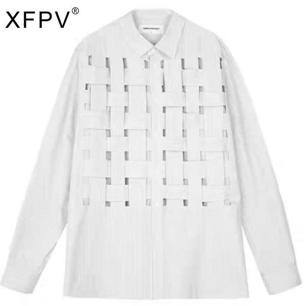 shirts xfpv 2022 new autumn summer fashion solid color hollowed out shirt coat loose long sleeve shirt women sm2976, White
shirts xfpv 2022 new autumn summer fashion solid color hollowed out shirt coat loose long sleeve shirt women sm2976, White