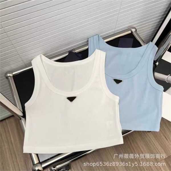 22% off family tricolor suspender tank for women's french spring/summer new sporty sleeveless t-shirt short trendy ins, White
22% off family tricolor suspender tank for women's french spring/summer new sporty sleeveless t-shirt short trendy ins, White