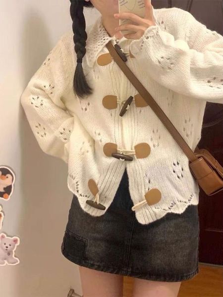 sweaters autumn apricot knitted cardigan women korean style hollow out designer sweet long sleeve loose casual sweaters female 2022, White;black
sweaters autumn apricot knitted cardigan women korean style hollow out designer sweet long sleeve loose casual sweaters female 2022, White;black