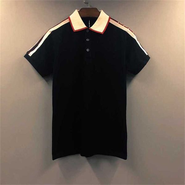 20% off european american fashion flowing stripe letter loose short sleeve lapel t-shirt polo shirt for men and women lovers in summer, White;black
20% off european american fashion flowing stripe letter loose short sleeve lapel t-shirt polo shirt for men and women lovers in summer, White;black