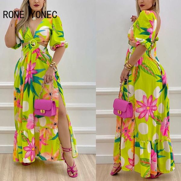 dresses women deep v neck backless high silt all over print maxi party vacation dresses, Black;gray
dresses women deep v neck backless high silt all over print maxi party vacation dresses, Black;gray