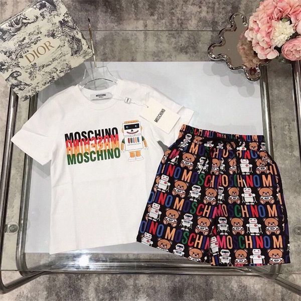 spring and summer trend designer clothing set children's clothing set girl boy clothing summer baby suit children's sports suit 2-, White
spring and summer trend designer clothing set children's clothing set girl boy clothing summer baby suit children's sports suit 2-, White