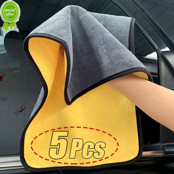 new microfiber cleaning towel thicken soft drying cloth car body washing towels double layer clean rags 30/40/60cm
new microfiber cleaning towel thicken soft drying cloth car body washing towels double layer clean rags 30/40/60cm
