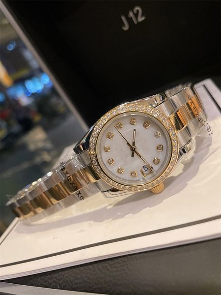 luxury women's new watch 31mm drill nail ring shell surface precision durable automatic mechanical, Slivery;golden
luxury women's new watch 31mm drill nail ring shell surface precision durable automatic mechanical, Slivery;golden