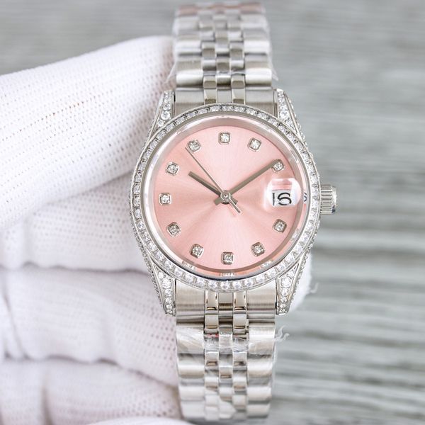 women watch nh05 automatic mechanical case with diamond designer watches lady wristwatches 31mm sapphire montre de luxe, Slivery;brown
women watch nh05 automatic mechanical case with diamond designer watches lady wristwatches 31mm sapphire montre de luxe, Slivery;brown