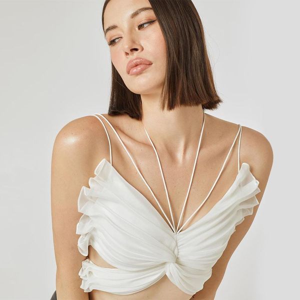 t-shirt 2022 summer new butterfly suspender fashionable white temperament versatile hollow exposed navel backless women small vest
t-shirt 2022 summer new butterfly suspender fashionable white temperament versatile hollow exposed navel backless women small vest