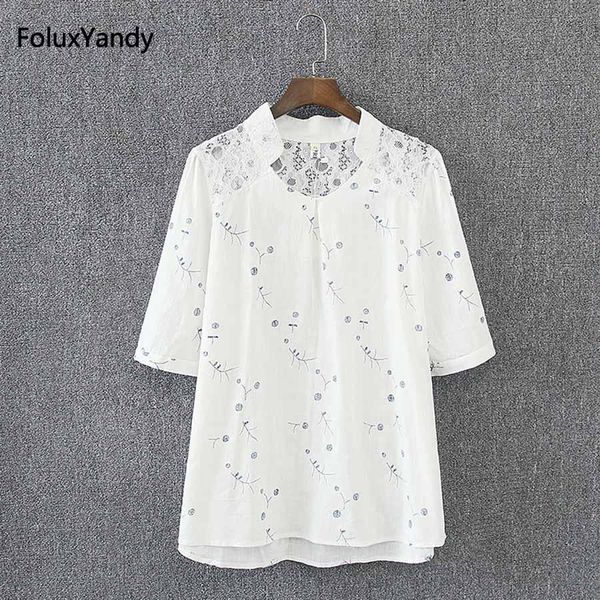 t-shirt lace blouse women new summer style plus size 3 4 xl vneck loose casual half sleeve blouse white kk3045, Black
t-shirt lace blouse women new summer style plus size 3 4 xl vneck loose casual half sleeve blouse white kk3045, Black