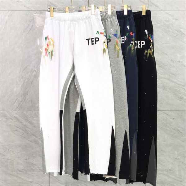 22ss autumn winter europe usa hand splash ink slim patchwork pants trousers bell bottoms casual drawstring sweatpants men women jo341r, Black;brown
22ss autumn winter europe usa hand splash ink slim patchwork pants trousers bell bottoms casual drawstring sweatpants men women jo341r, Black;brown