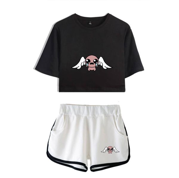 women's shorts the binding of isaac print summer womengirl sets short shorts elastic waist kawaii suits two piece 230422, White;black
women's shorts the binding of isaac print summer womengirl sets short shorts elastic waist kawaii suits two piece 230422, White;black