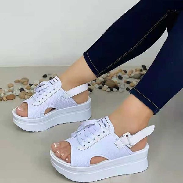 sandals 2022 summer new fashion peep toe flat shoes for women casual platform sandals comfort designer height increase beach shoes j230422, Black
sandals 2022 summer new fashion peep toe flat shoes for women casual platform sandals comfort designer height increase beach shoes j230422, Black