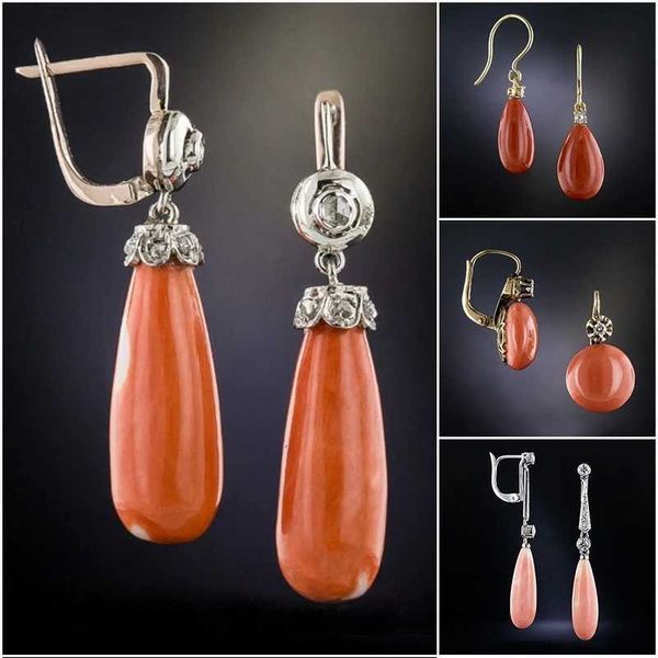 charm luxury water drop orange stone earrings wedding jewelry crystal coral color statement dangle earrings for women girl w0422, Golden
charm luxury water drop orange stone earrings wedding jewelry crystal coral color statement dangle earrings for women girl w0422, Golden