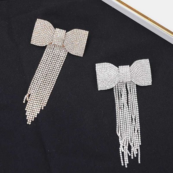 pink barrette and design all water diamond gold plated silver plated claw chain bow tassel hair clip, Golden;silver
pink barrette and design all water diamond gold plated silver plated claw chain bow tassel hair clip, Golden;silver