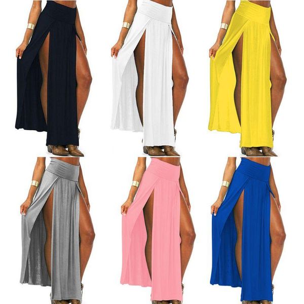 dresses womens high waist double slit front open knit maxi long skirt solid color pleated irregular hem beach skirt bikini cover up, White;black
dresses womens high waist double slit front open knit maxi long skirt solid color pleated irregular hem beach skirt bikini cover up, White;black