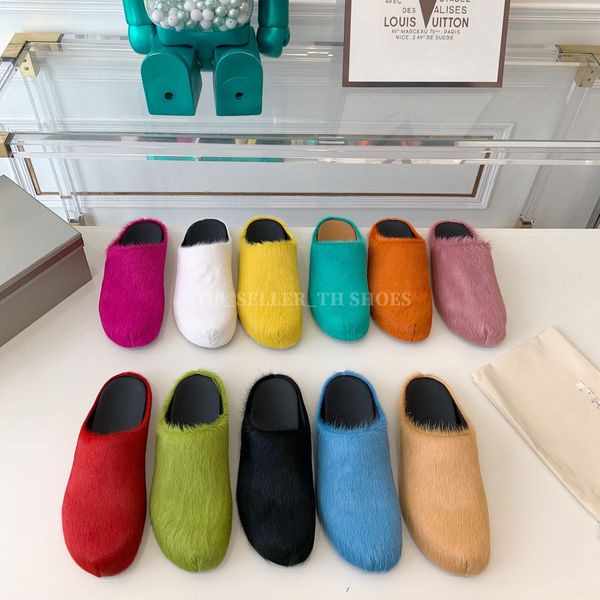 fluffy open back slippers designer men women slipper slip-on leather clogs summer fur sandal closed toe slides leather sandals, Black
fluffy open back slippers designer men women slipper slip-on leather clogs summer fur sandal closed toe slides leather sandals, Black