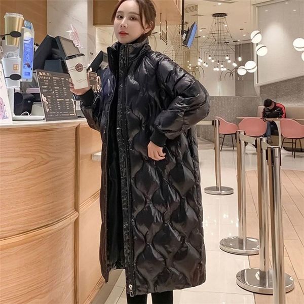 leather elegant women's xlong winter down parka ladies warm fashion jacket coat female 2021 new xsxl, Black
leather elegant women's xlong winter down parka ladies warm fashion jacket coat female 2021 new xsxl, Black