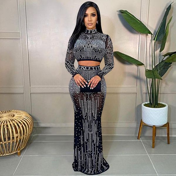 dress zoctuo long sleeve two piece set women skirt sets mesh patchwork diamonds women's suit club party elegant outfits 2022, White
dress zoctuo long sleeve two piece set women skirt sets mesh patchwork diamonds women's suit club party elegant outfits 2022, White