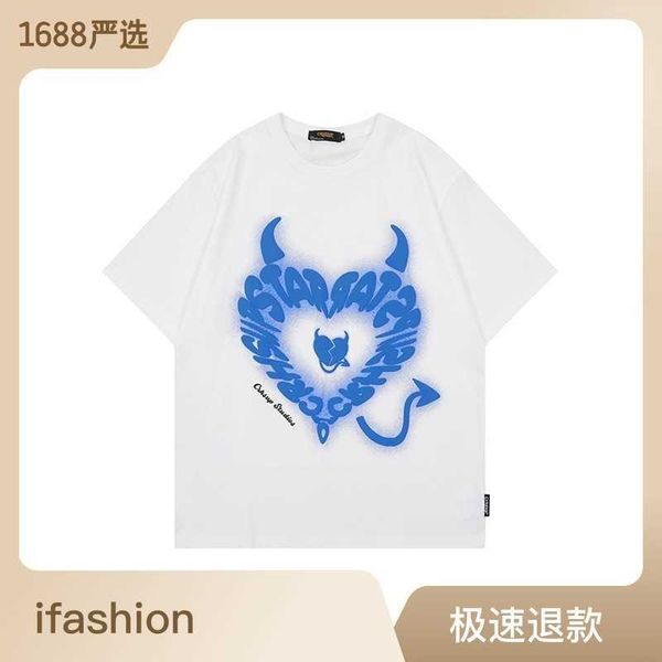 men and women t-shirtshan feng ins men's and women's fashion brand creative letter star versatile short sleeve shirt bf style stud, White;black
men and women t-shirtshan feng ins men's and women's fashion brand creative letter star versatile short sleeve shirt bf style stud, White;black