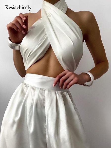 t-shirt kesiachiccly women cross over front cut out halter sleeveless backless wrap crop bandage vest summer woman clothes, White
t-shirt kesiachiccly women cross over front cut out halter sleeveless backless wrap crop bandage vest summer woman clothes, White