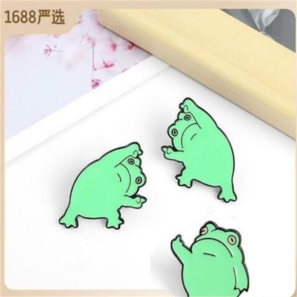 european and american cartoon funny frog brooch vertical middle finger frog pin buckle backpack decoration alloy badge ae710, Gray
european and american cartoon funny frog brooch vertical middle finger frog pin buckle backpack decoration alloy badge ae710, Gray