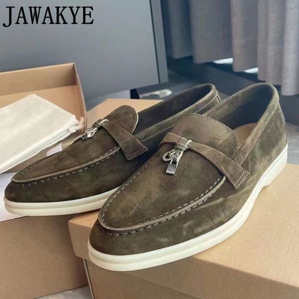 dress shoes jawakye men's lazy loafers slip on genuine leather suede leisure mules couple driving walk men 230422, Black
dress shoes jawakye men's lazy loafers slip on genuine leather suede leisure mules couple driving walk men 230422, Black