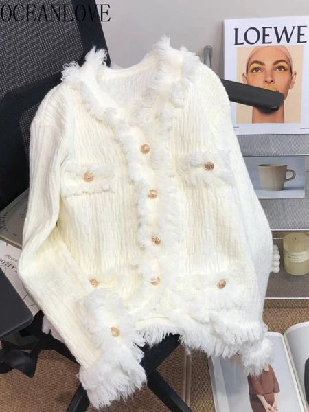 sweaters oceanlove tassel cardigans solid v neck korean fashion single breasted office lady women sweaters autumn winter chaqueta mujer, White;black
sweaters oceanlove tassel cardigans solid v neck korean fashion single breasted office lady women sweaters autumn winter chaqueta mujer, White;black