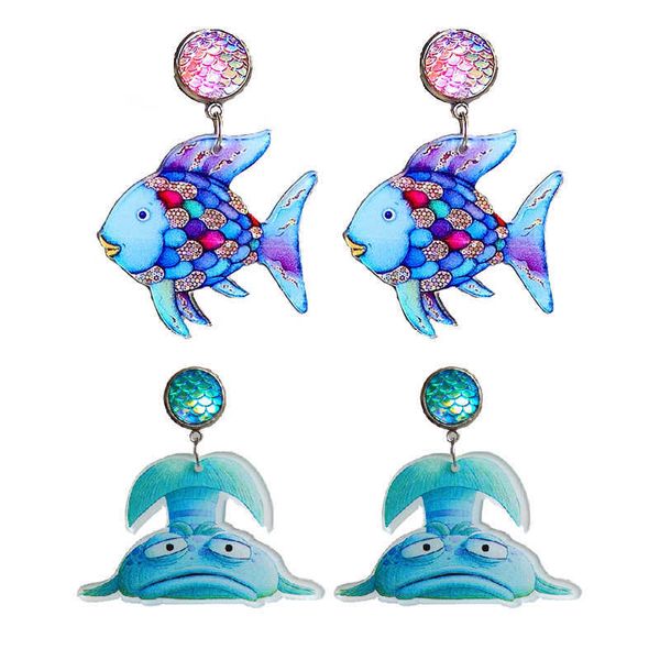 charm fashion colorful devil fish acrylic earrings for women cute cartoon marine animals drop dangling earrings w0422, Golden
charm fashion colorful devil fish acrylic earrings for women cute cartoon marine animals drop dangling earrings w0422, Golden