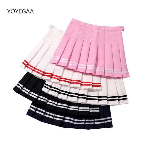 dresses striped women's pleated skirts zipper high waist female mini skirt kawaii harajuku ladies girls dance skirt fashion woman skirt, White;black
dresses striped women's pleated skirts zipper high waist female mini skirt kawaii harajuku ladies girls dance skirt fashion woman skirt, White;black