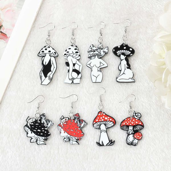 charm 1pair punk mushroom woman drop earrings acrylic cartoon bikini figure jewelry for girl birthday gift w0422, Golden
charm 1pair punk mushroom woman drop earrings acrylic cartoon bikini figure jewelry for girl birthday gift w0422, Golden