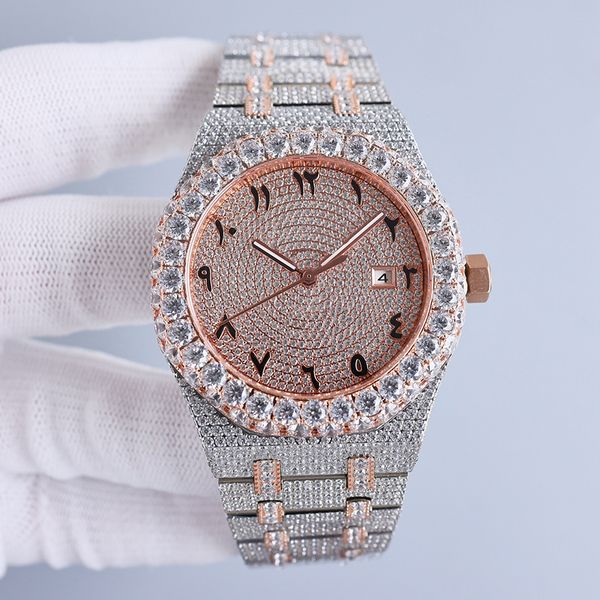 diamond watch automatic mechanical diamond watches 42mm sapphire waterproof wristband men casual business wristwatch montre de luxe, Slivery;brown
diamond watch automatic mechanical diamond watches 42mm sapphire waterproof wristband men casual business wristwatch montre de luxe, Slivery;brown
