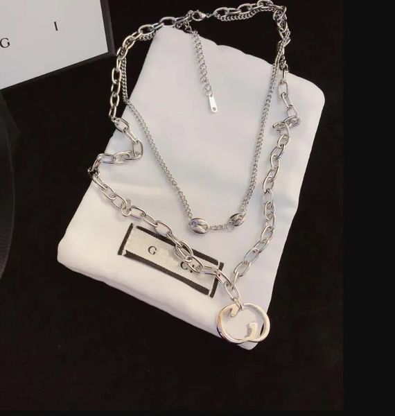 luxury fashion gold plated silver necklaces selected quality pendant necklace couple style long chain delicate young girl accessories high e, Black
luxury fashion gold plated silver necklaces selected quality pendant necklace couple style long chain delicate young girl accessories high e, Black